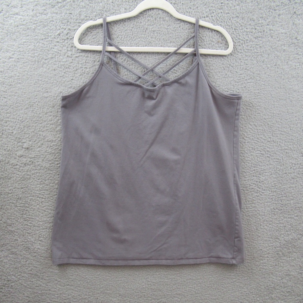 Torrid Womens Tank Top Plus Size 4X Gray Adjustable Strappy Foxy Cami